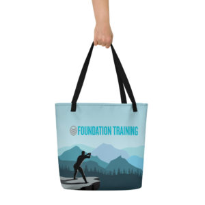 Mountainscape Large Tote Bag