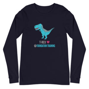 Unisex T-Rex Loves FT Long Sleeve T-Shirt