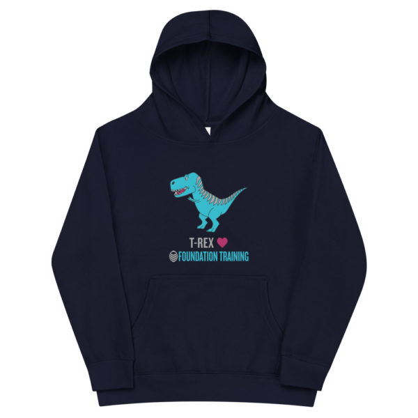 Youth T-Rex Loves FT Fleece Hoodie
