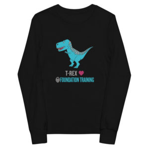 Youth T-Rex Loves FT Long Sleeve T-Shirt